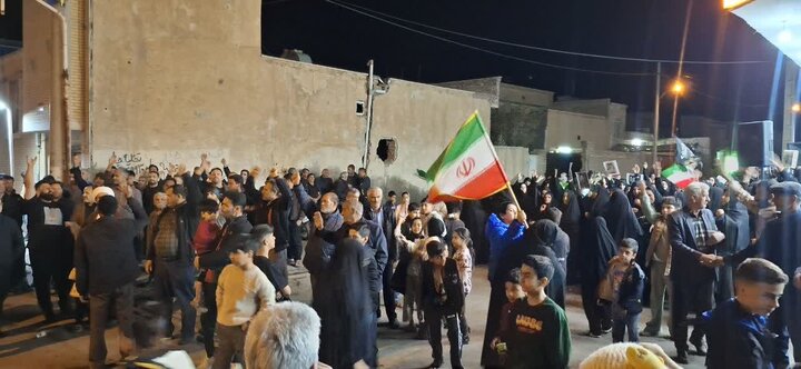 اجتماع عاشورایی مردم سفیدشهر در چهارشنبه دشمن سوزی