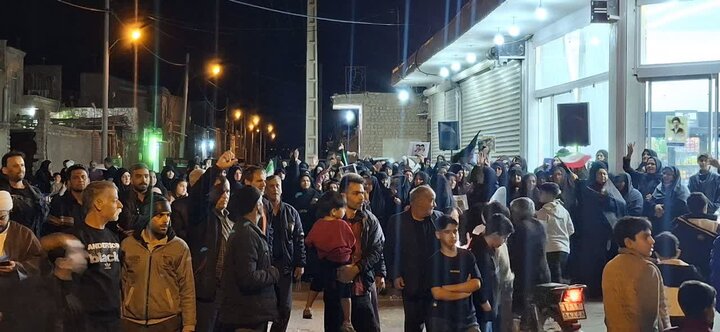 اجتماع عاشورایی مردم سفیدشهر در چهارشنبه دشمن سوزی