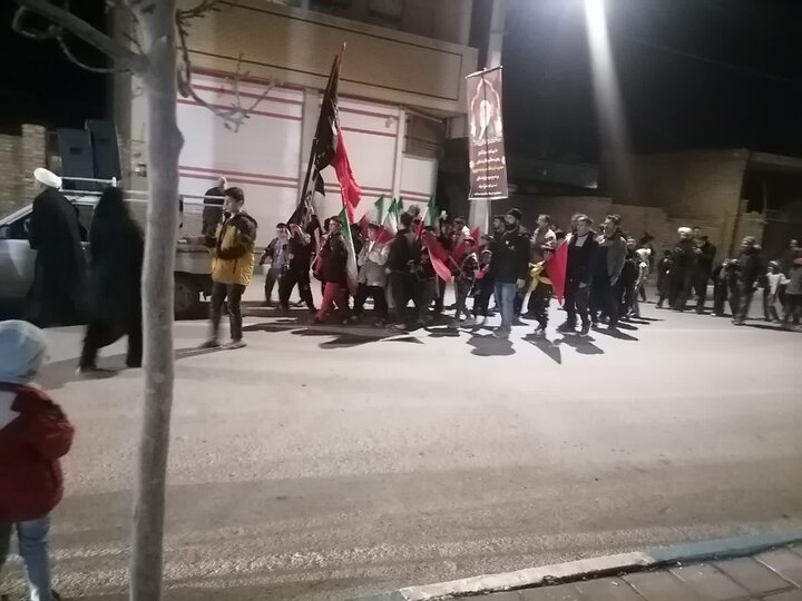 تصاویر/ احمدآباد اردکان در چهارشنبه سوری ضداستکباری۱۴۰۴