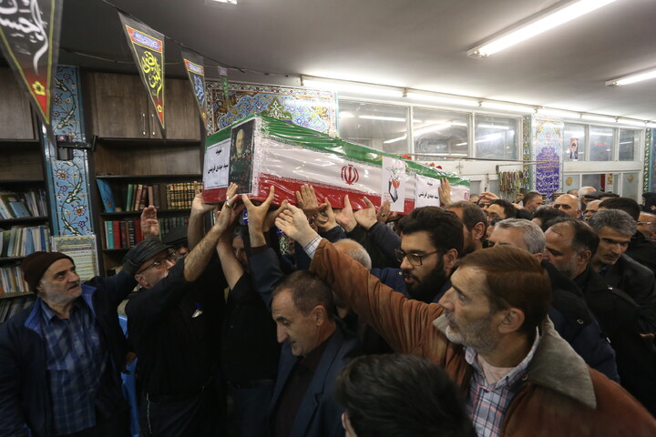 تصاویر / مراسم وداع با سردارشهید مهدی قریشی در اصفهان
