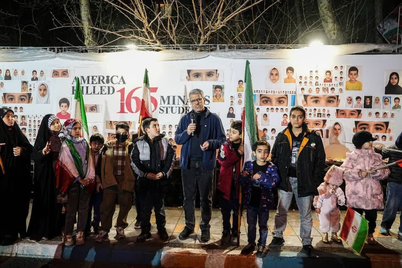 تصاویر/ حضور سخنگوی وزارت امور خارجه جناب آقای بقایی در رویداد اعتراضی «میناب برای ایران جان داد»