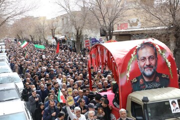 فیلم| سنگ تمام شهرکردی‌ها برای سرلشگر شهیدشان