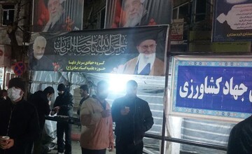 تصاویر/ برپایی موکب مدرسه علمیه امام صادق شهرستان قروه