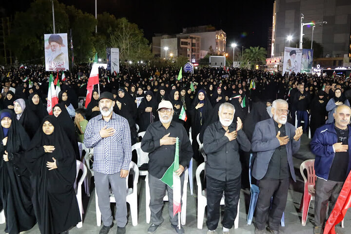 تصاویر/ اجتماع باشکوه بوشهری‌ها در حمایت از نظام