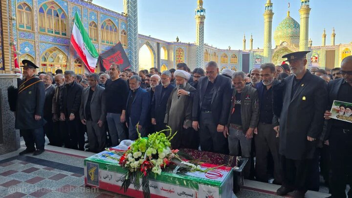 تصاویر/مراسم تشییع پیکر پاک شهید نخبه مهندس شهید علیرضا دهقانی‌آرانی در آران وبیدگل