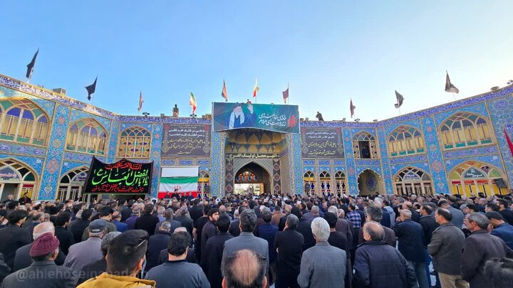 تصاویر/مراسم تشییع پیکر پاک شهید نخبه مهندس شهید علیرضا دهقانی‌آرانی در آران وبیدگل