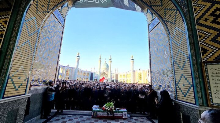 تصاویر/مراسم تشییع پیکر پاک شهید نخبه مهندس شهید علیرضا دهقانی‌آرانی در آران وبیدگل