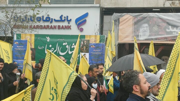 تصاویر / برپایی موکب مدرسه علمیه امام رضا علیه السلام تهران