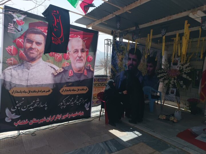 تصاویر/برگزاری مراسم گرامیداشت سپهبد شهید محمدپاکپور در خنداب