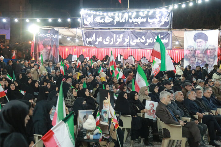 تصاویر/ اجتماع با شکوه مردم انقلابی فین و کاشان