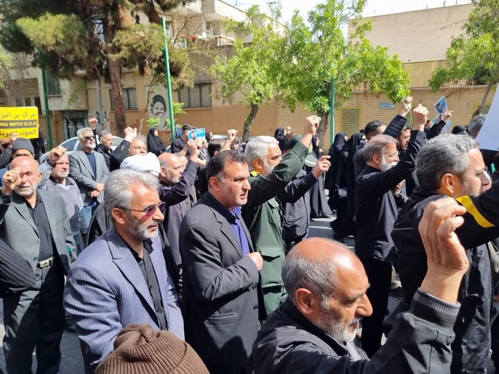 تصاویر/مراسم تشییع بسیجی شهید محمدحسین رضایی درکاشان