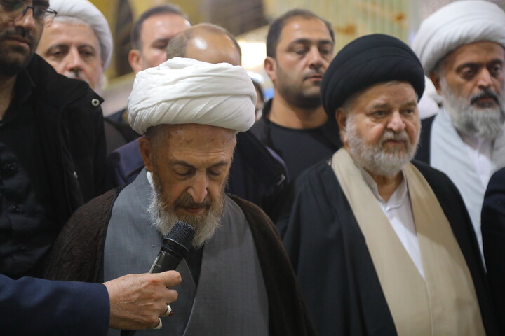 تصاویر / مراسم تشییع پیکر مرحوم آیت الله جناتی شاهرودی در قم