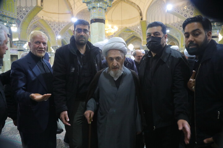 تصاویر / مراسم تشییع پیکر مرحوم آیت الله جناتی شاهرودی در قم