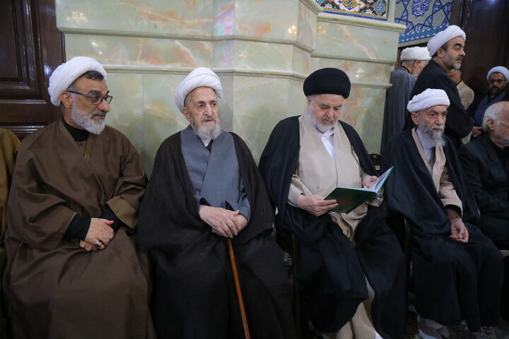تصاویر / مراسم تشییع پیکر مرحوم آیت الله جناتی شاهرودی در قم