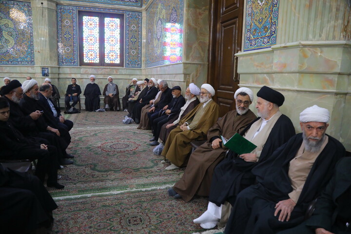 تصاویر / مراسم تشییع پیکر مرحوم آیت الله جناتی شاهرودی در قم