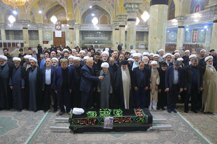 تصاویر / مراسم تشییع پیکر مرحوم آیت الله جناتی شاهرودی در قم