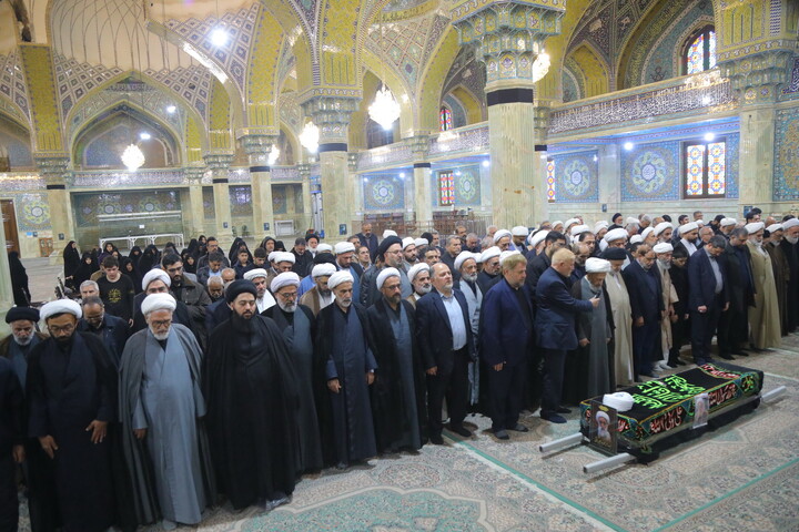 تصاویر / مراسم تشییع پیکر مرحوم آیت الله جناتی شاهرودی در قم