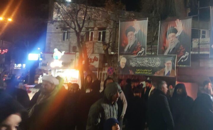 تصاویر/برپایی موکب مدرسه علمیه امام صادق شهرستان قروه