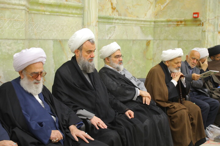تصاویر / مراسم بزرگداشت مرحوم آیت الله جناتی شاهرودی در قم