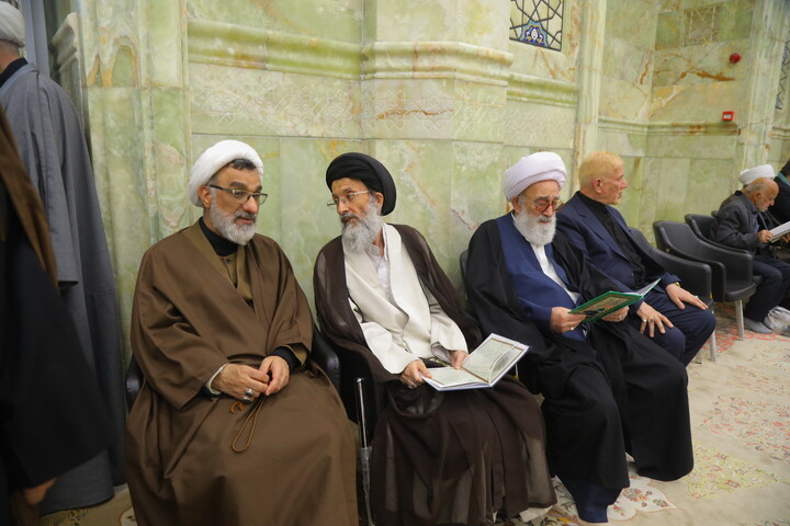 تصاویر / مراسم بزرگداشت مرحوم آیت الله جناتی شاهرودی در قم
