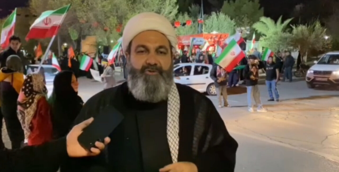 فیلم| قدردانی روحانی مشهور یزدی از حضور میدانی مردم در جنگ رمضان