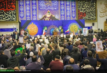 بزرگداشت شهید دکتر لاریجانی در حرم حضرت معصومه(س) + عکس