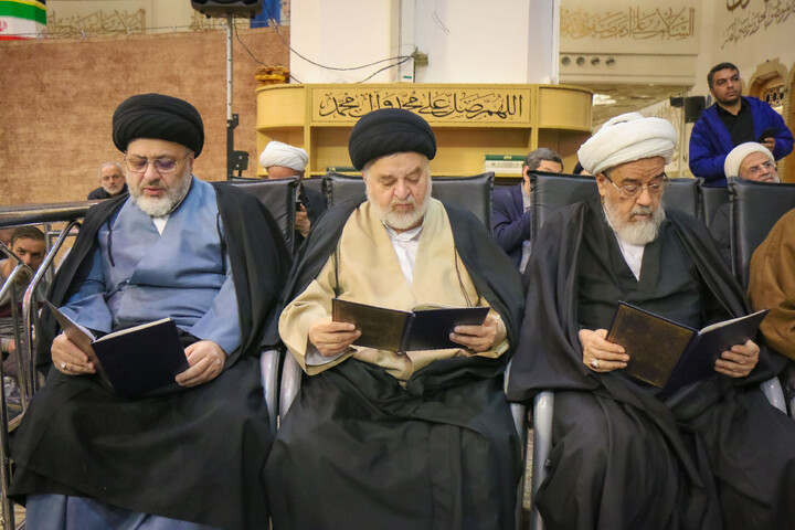 تصاویر/ مراسم بزرگداشت شهید دکتر علی لاریجانی در حرم حضرت معصومه سلام‌الله‌علیها