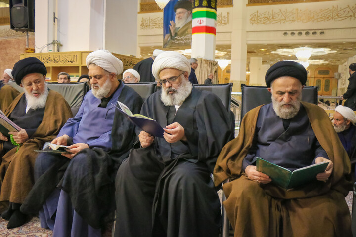 تصاویر/ مراسم بزرگداشت شهید دکتر علی لاریجانی در حرم حضرت معصومه سلام‌الله‌علیها