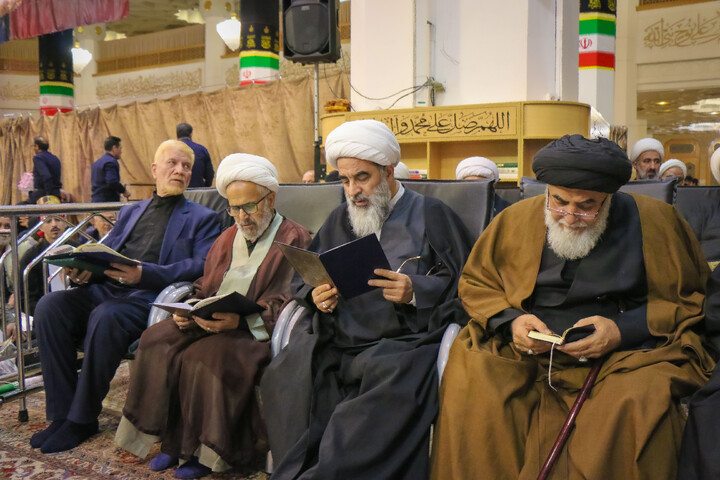 تصاویر/ مراسم بزرگداشت شهید دکتر علی لاریجانی در حرم حضرت معصومه سلام‌الله‌علیها
