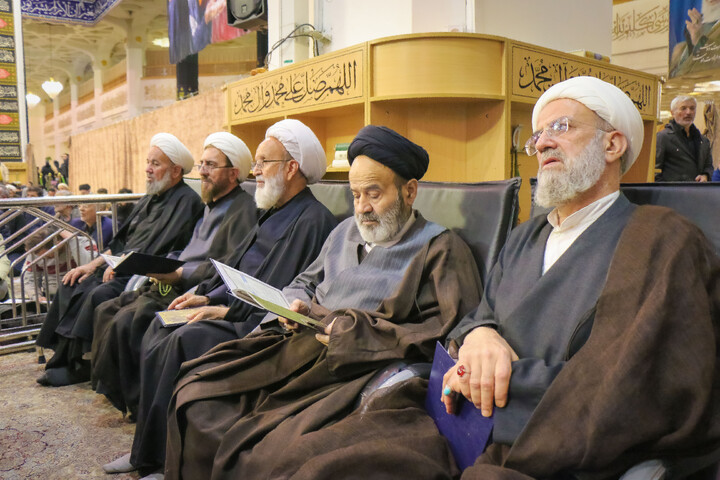 تصاویر/ مراسم بزرگداشت شهید دکتر علی لاریجانی در حرم حضرت معصومه سلام‌الله‌علیها