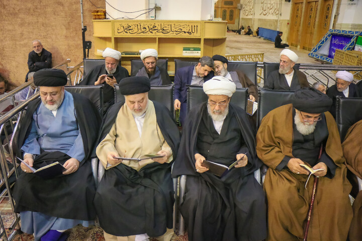 تصاویر/ مراسم بزرگداشت شهید دکتر علی لاریجانی در حرم حضرت معصومه سلام‌الله‌علیها