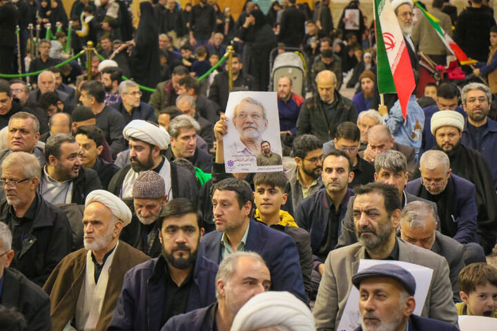 تصاویر/ مراسم بزرگداشت شهید دکتر علی لاریجانی در حرم حضرت معصومه سلام‌الله‌علیها