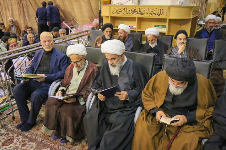 تصاویر/ مراسم بزرگداشت شهید دکتر علی لاریجانی در حرم حضرت معصومه سلام‌الله‌علیها