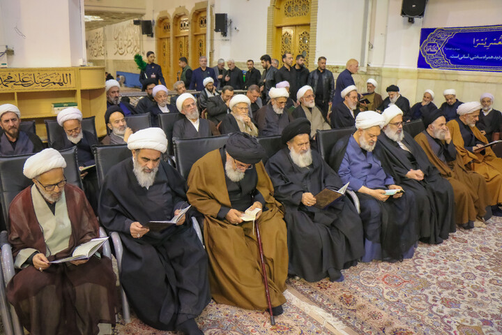 تصاویر/ مراسم بزرگداشت شهید دکتر علی لاریجانی در حرم حضرت معصومه سلام‌الله‌علیها