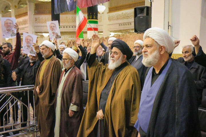 تصاویر/ مراسم بزرگداشت شهید دکتر علی لاریجانی در حرم حضرت معصومه سلام‌الله‌علیها