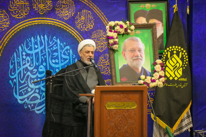 تصاویر/ مراسم بزرگداشت شهید دکتر علی لاریجانی در حرم حضرت معصومه سلام‌الله‌علیها