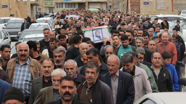 تصاویر / مراسم تشییع پیکر شهیده دکتر سیما سلیمانی در روستای کی‌کیان ملایر