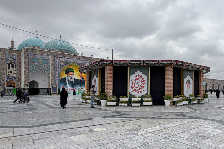 تصاویر/ فضا آرایی حرم مطهر رضوی در آستانه سال نو