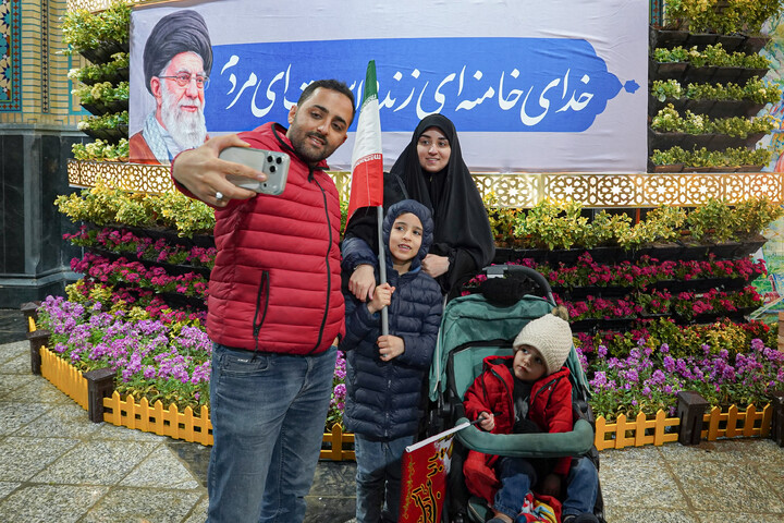 تصاویر/ فضا آرایی حرم مطهر رضوی در آستانه سال نو