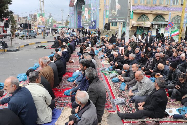 تصاویر/  برگزاری آخرین نماز عبادی سیاسی جمعه قرچک در سال ۱۴۰۴