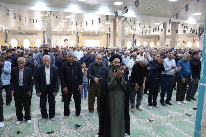 اقامه آخرین نمازجمعه سال ۱۴۰۴ در بندر دیّر