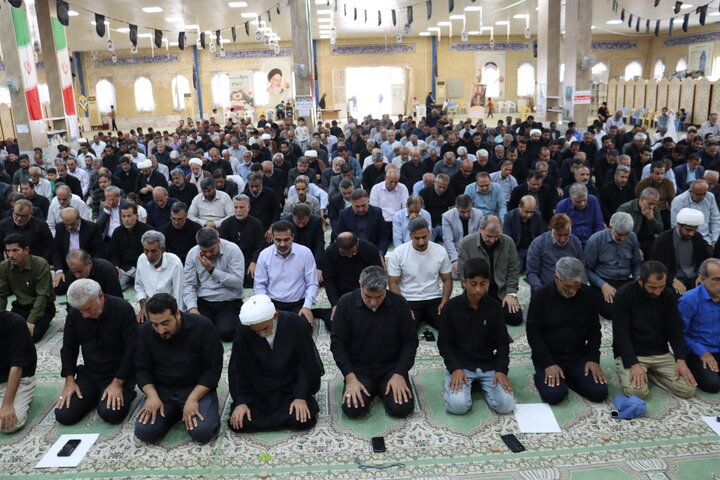 اقامه آخرین نمازجمعه سال ۱۴۰۴ در بندر دیّر