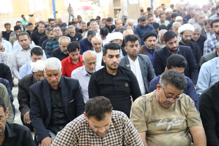 اقامه آخرین نمازجمعه سال ۱۴۰۴ در بندر دیّر