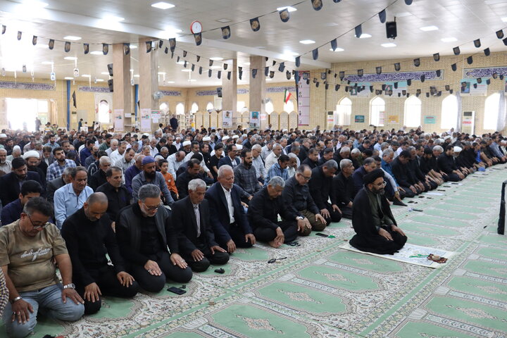 اقامه آخرین نمازجمعه سال ۱۴۰۴ در بندر دیّر