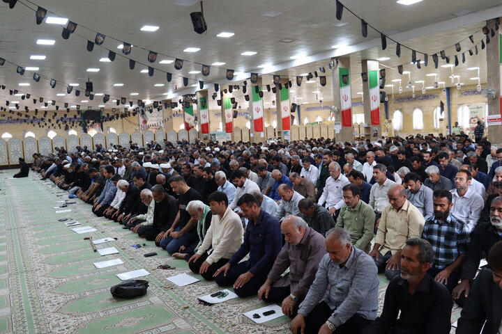 اقامه آخرین نمازجمعه سال ۱۴۰۴ در بندر دیّر