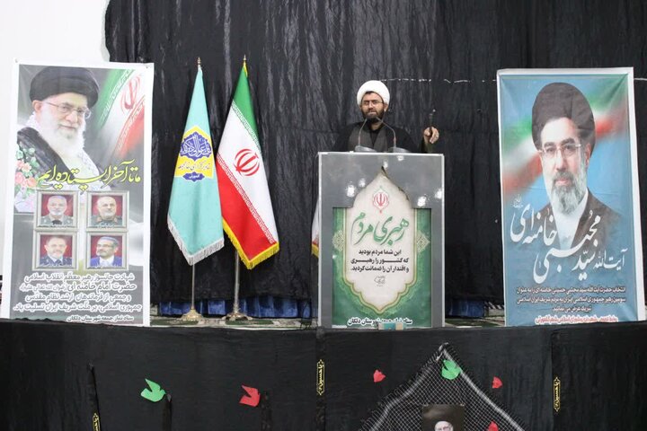 تصاویر/ آیین عبادی سیاسی نماز جمعه شهرستان دلگان