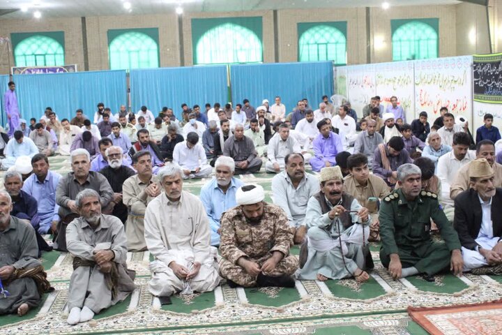 تصاویر/ آیین عبادی سیاسی نماز جمعه شهرستان دلگان