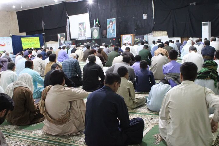 تصاویر/ آیین عبادی سیاسی نماز جمعه شهرستان دلگان
