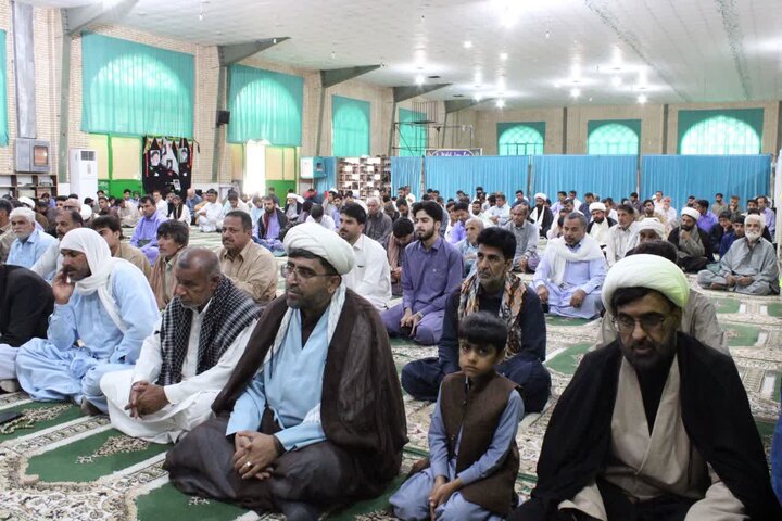تصاویر/ آیین عبادی سیاسی نماز جمعه شهرستان دلگان