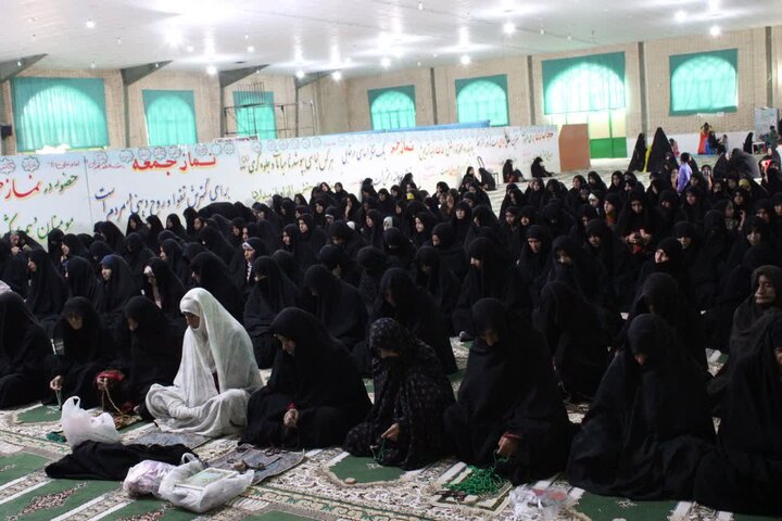 تصاویر/ آیین عبادی سیاسی نماز جمعه شهرستان دلگان